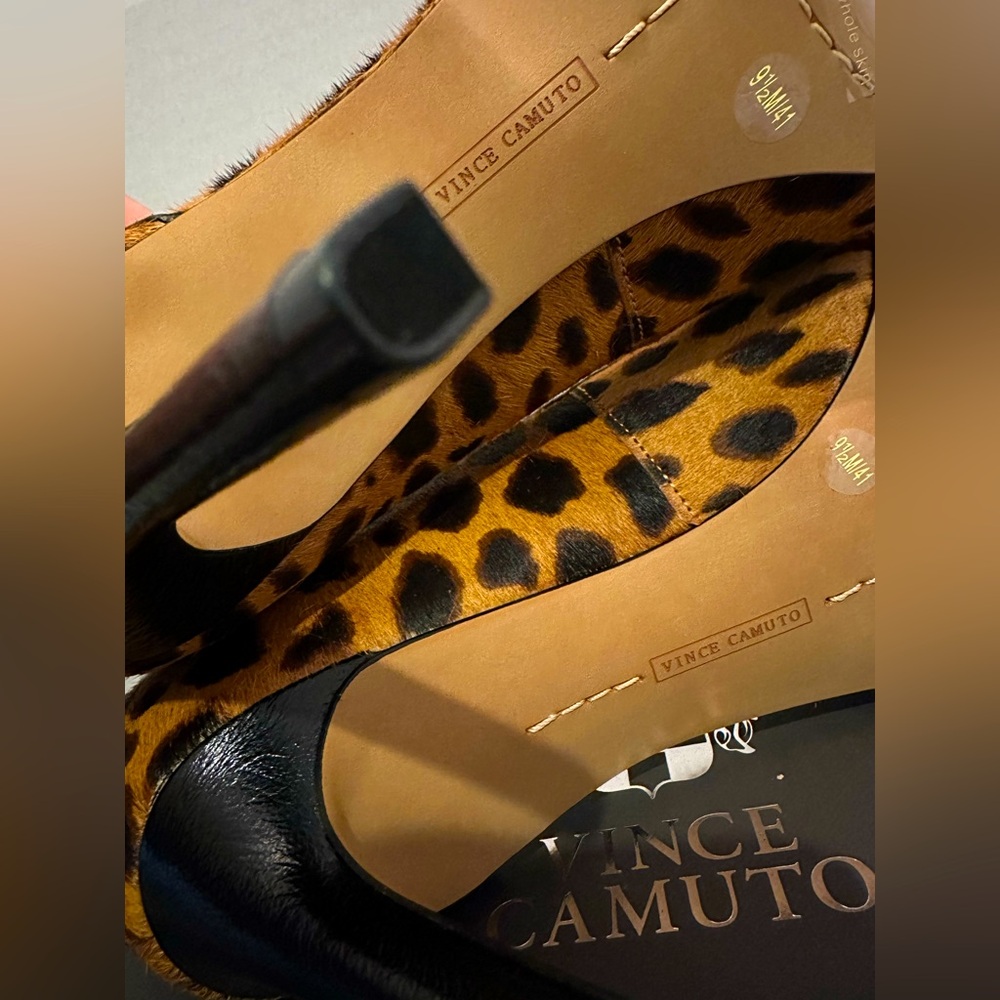 NEW Vince Camuto Marbella Women’s Stiletto Leopard Heels - Size 9.5 - Picture 6 of 8